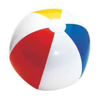 Amscan Summer Primary Color 13 in. Inflatable Beach Ball (9-Pack) 391847