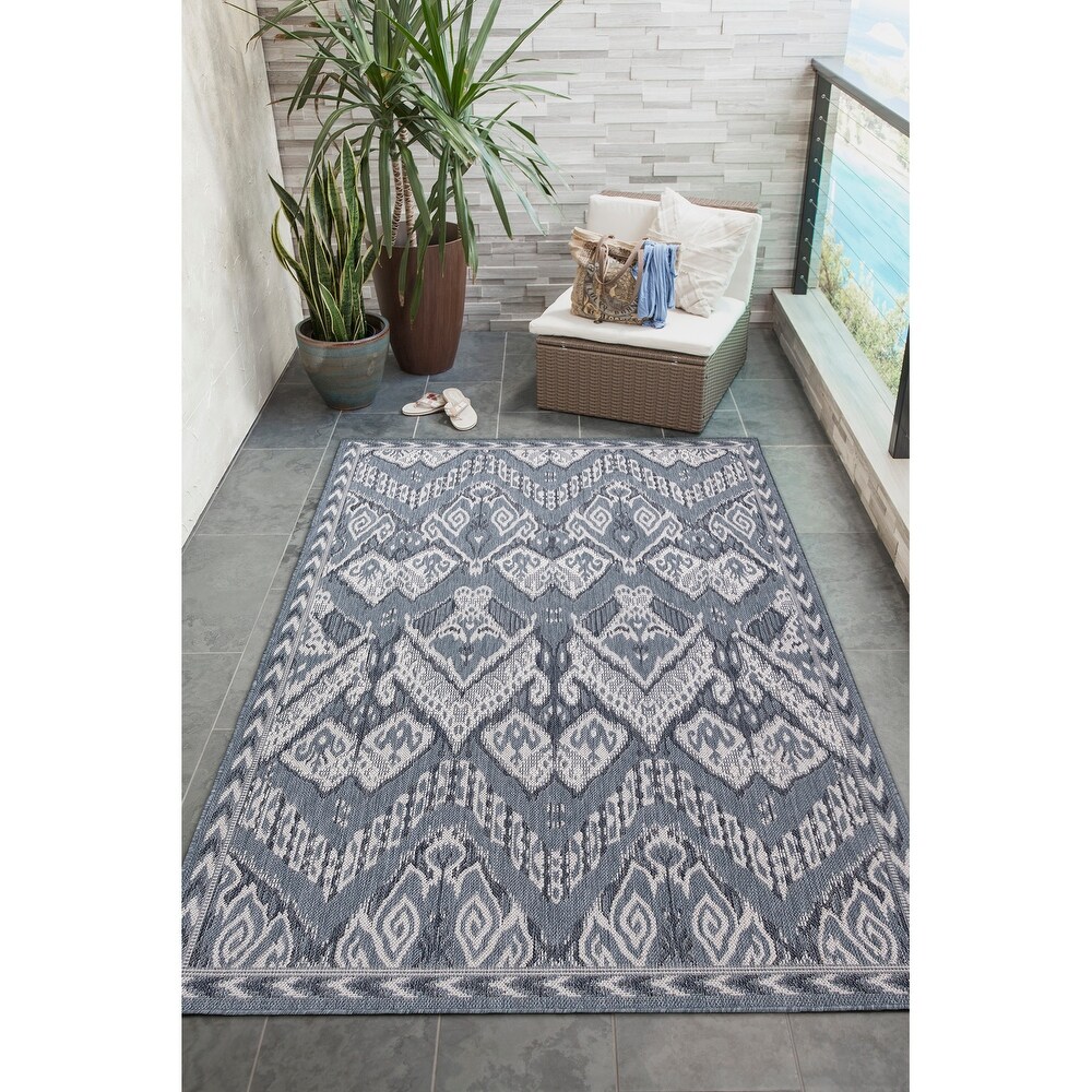 Liora Manne Malibu Ikat Indoor/Outdoor Rug