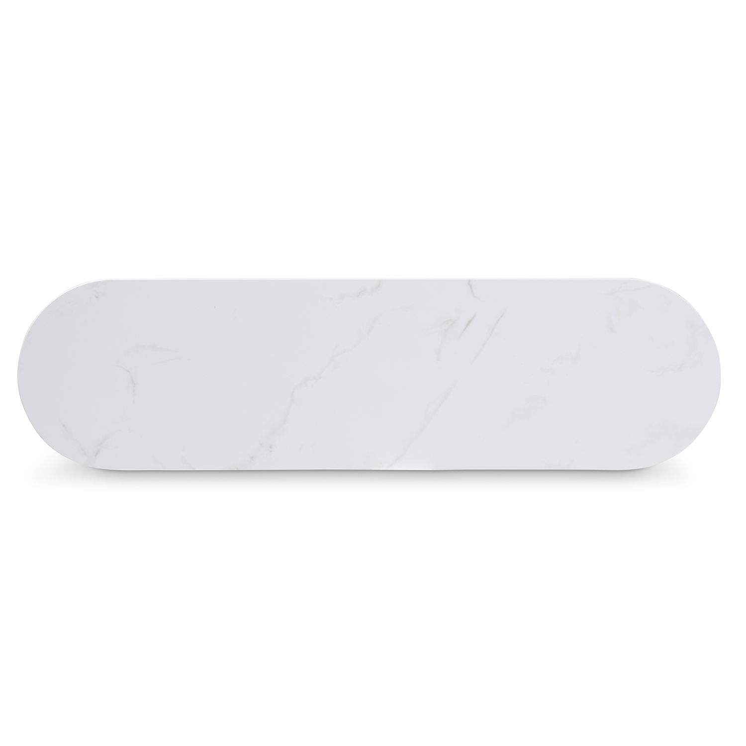 Baxton Studio Samuel Faux Marble Console Table