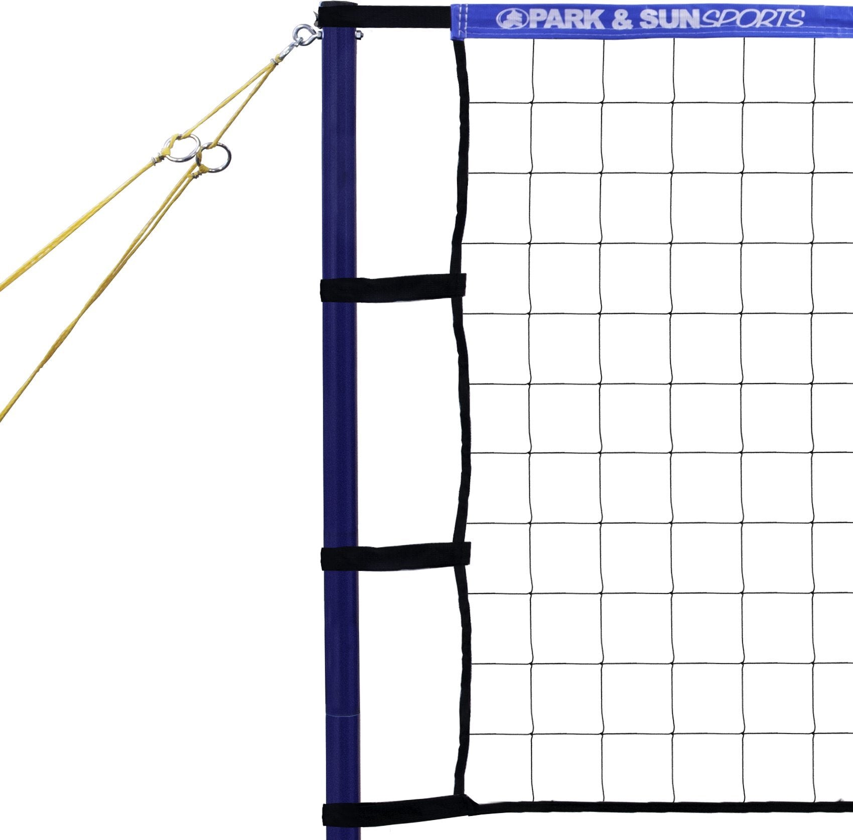 Park and Sun Sports Spiker Sport: Portile Outdoor Volleyball Net System， Blue