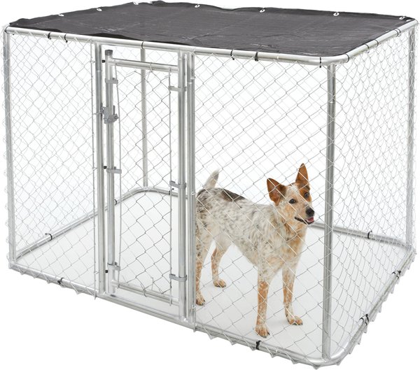 MidWest K9 Steel Chain Link Portable Outdoor Dog Kennel