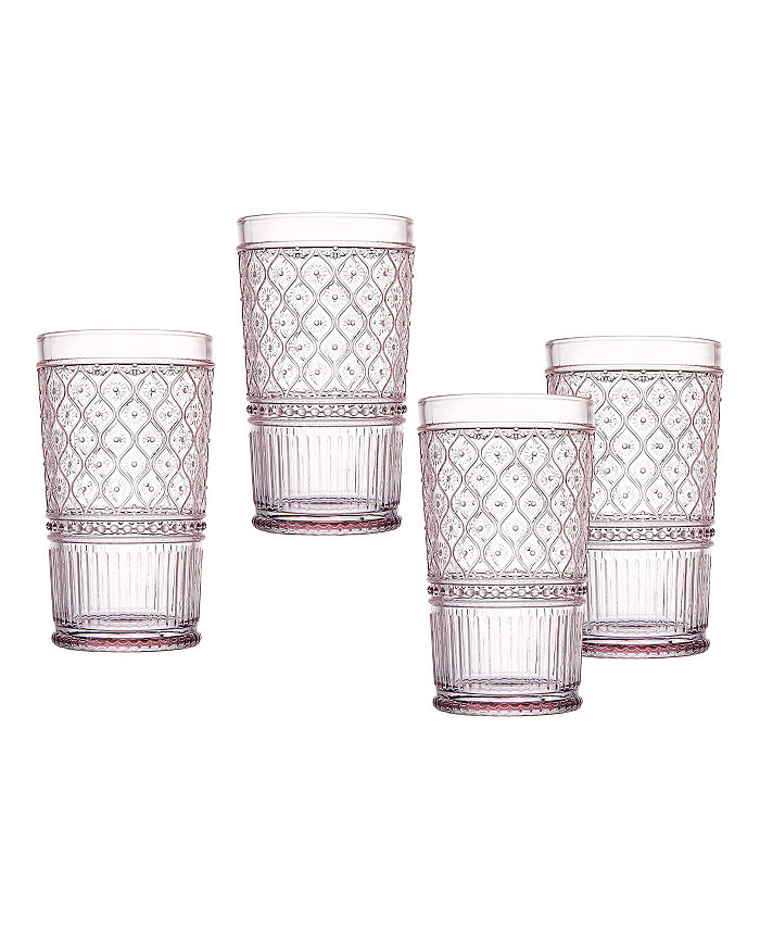 Godinger Claro Highball Glasses Set of 4