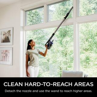 Shark Pet Bagless Cordless Stick Vacuum with XL Dust Cup LED Headlights Removable Handheld 40min Runtime in Gray - IX141 IX141