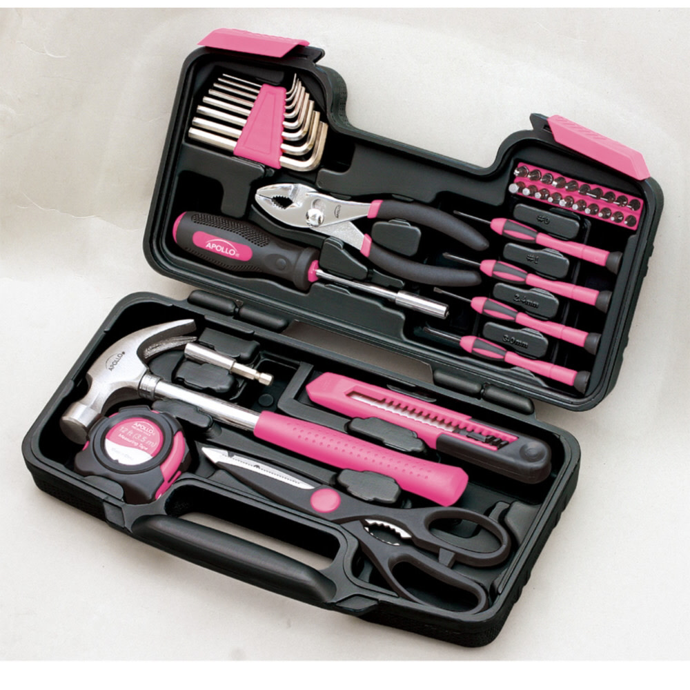 39 Piece General Tool SetPink