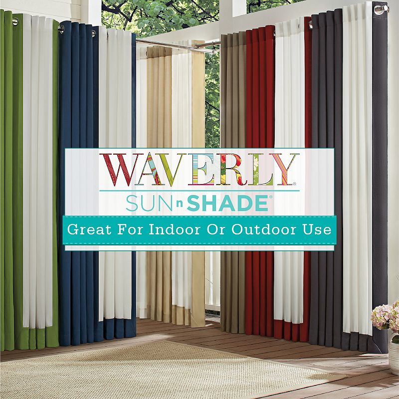 Waverly Hampton Indoor/Outdoor Border Window Curtain