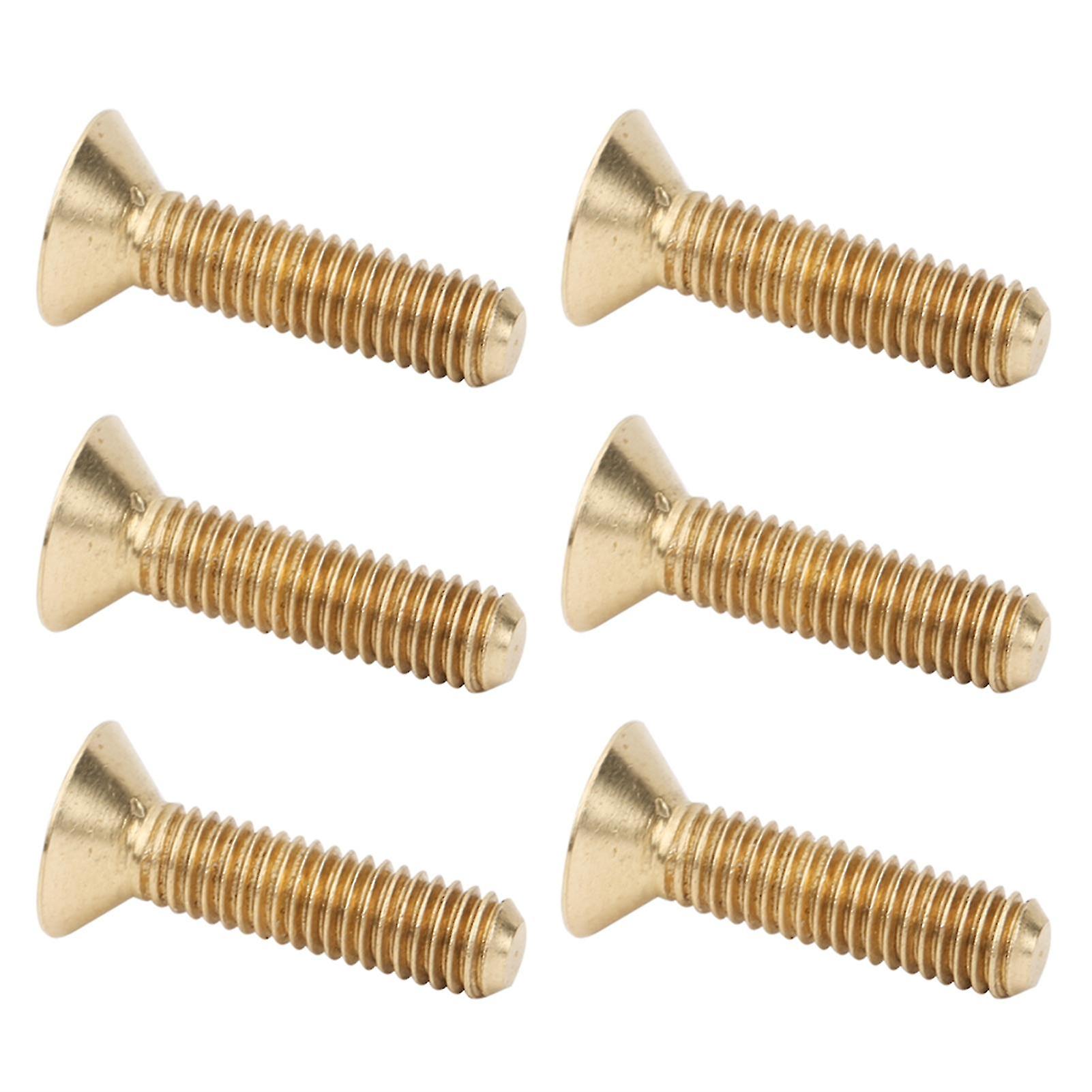 50Pcs Flat Hex Socket Screw M3 Pure Copper Countersunk Head Industrial Hardware ToolM3 x 12