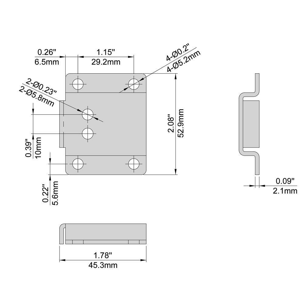 Everbilt Black Self-Closing Gate Kit 13534