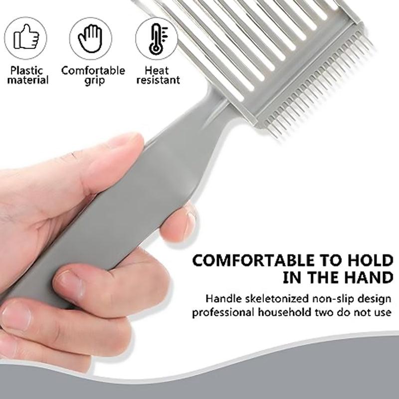 Men's Barber Comb Gradient Comb Oil Head Caliper Comb Long Handle Pusher Comb