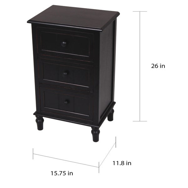 Copper Grove Hoxie 3-drawer Accent Table