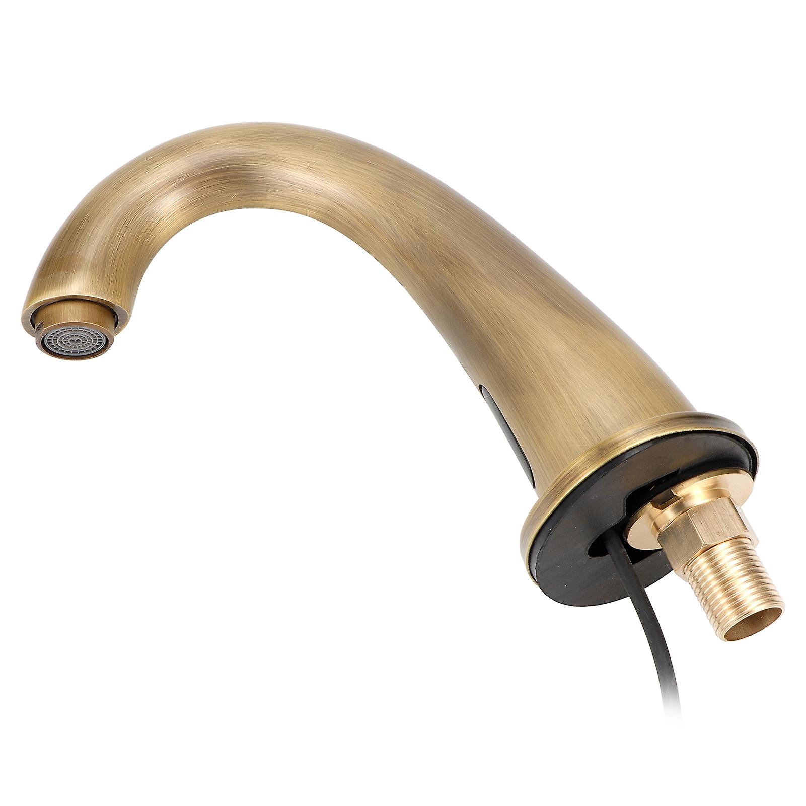 G1/2 Faucet Kit Antique Copper Auto Sensor Water Tap Non Contact for Home Kitchen Bathroom