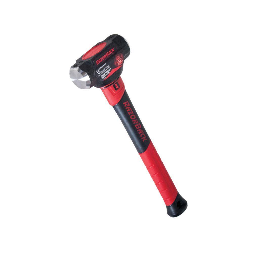 Razor-Back 4 lb. Sledge Hammer with 15 in. Fiberglass Handle 3111000