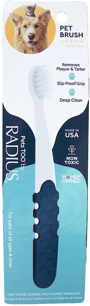 RADIUS Lush and Plush Dog and Cat Toothbrush