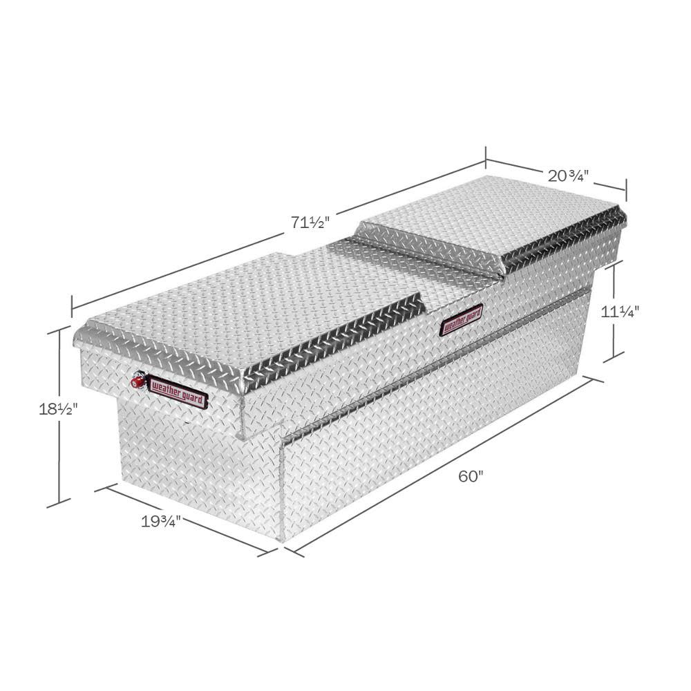 Model 124-0-01 Cross Box， Aluminum， Full Standard， 11.3 Cu. Ft. ;