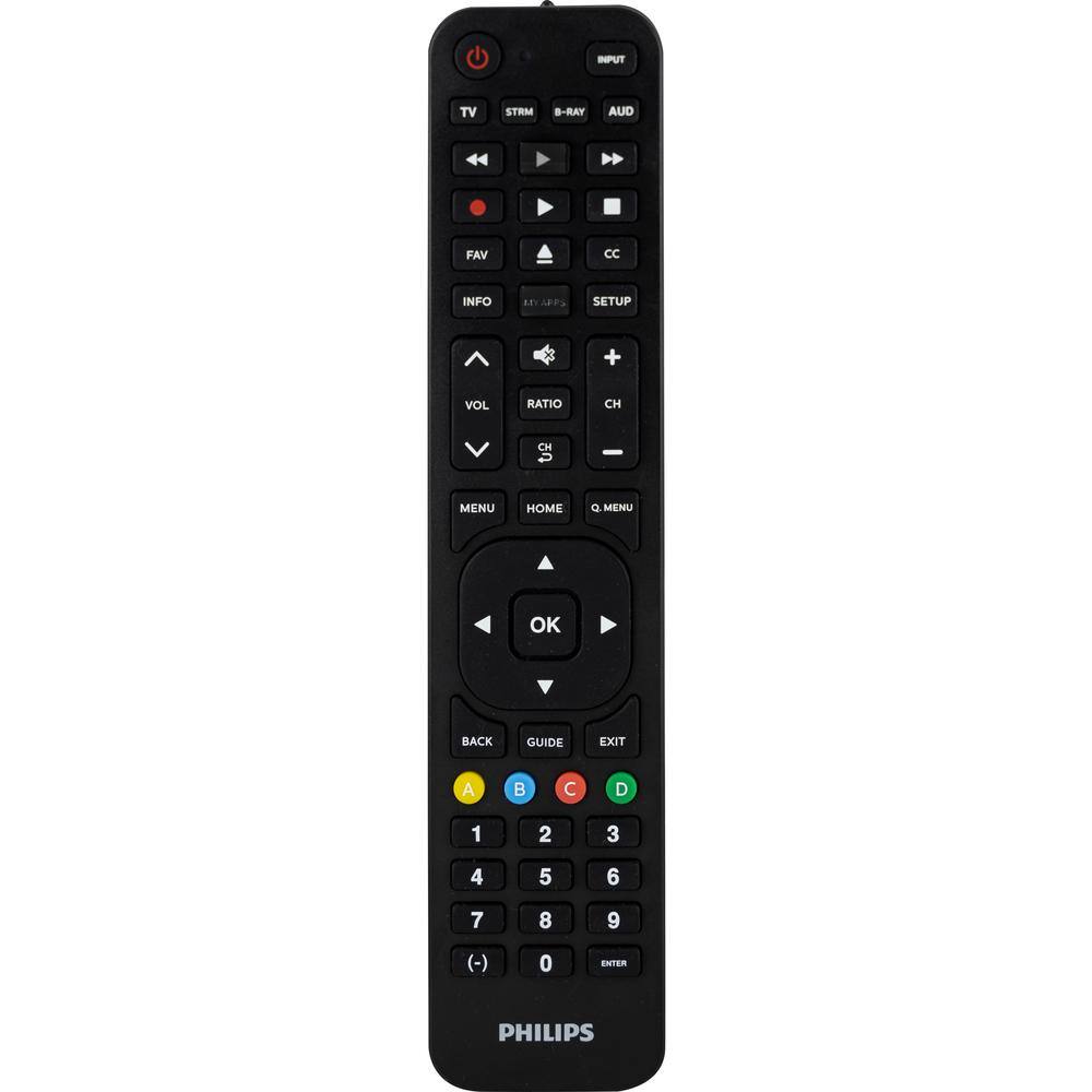 Philips 4-Device LG Replacement Universal TV Remote Control in Black SRP4519L27