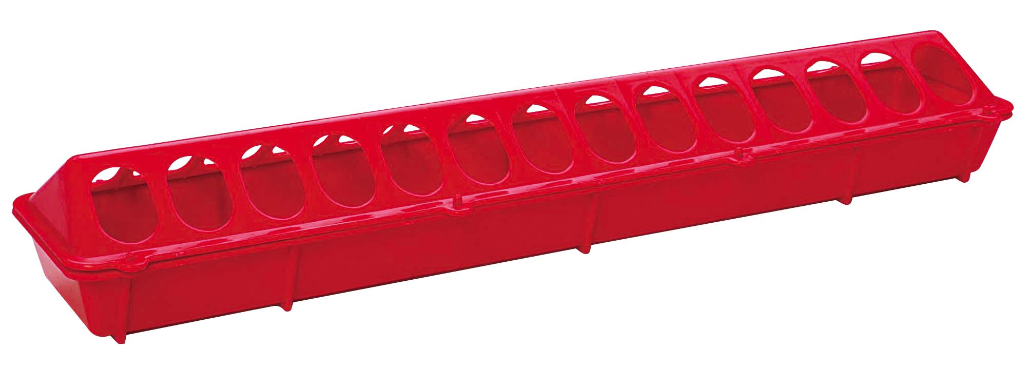 Miller Manufacturing Flip-Top Poultry Feeder， Plastic