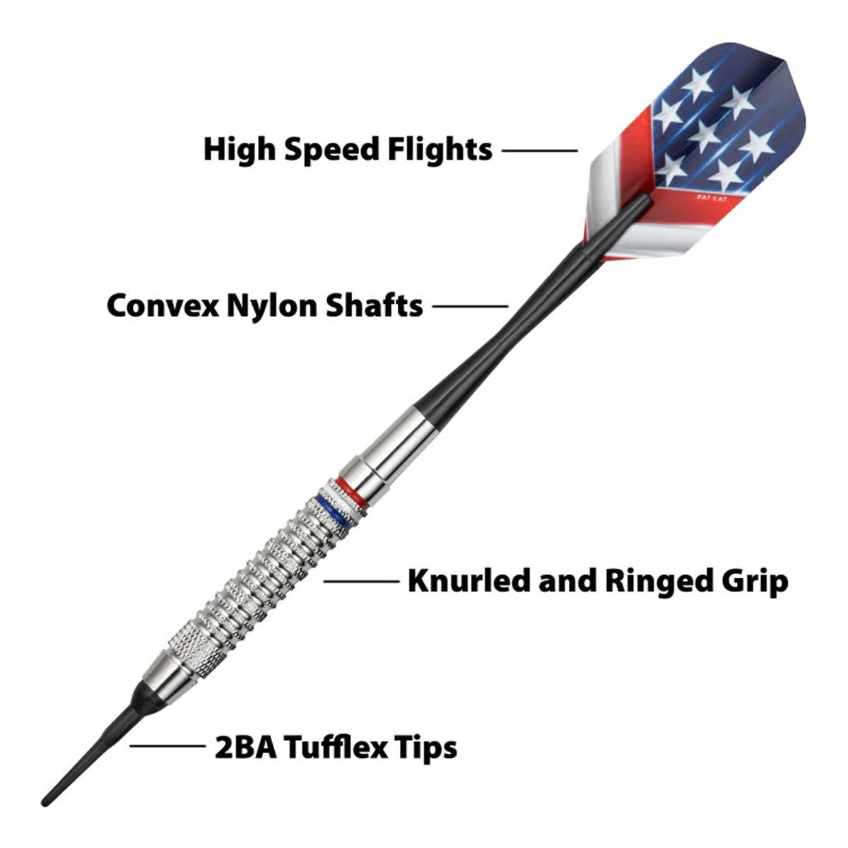 Fat Cat Support Our Troops 20g Soft Tip Darts