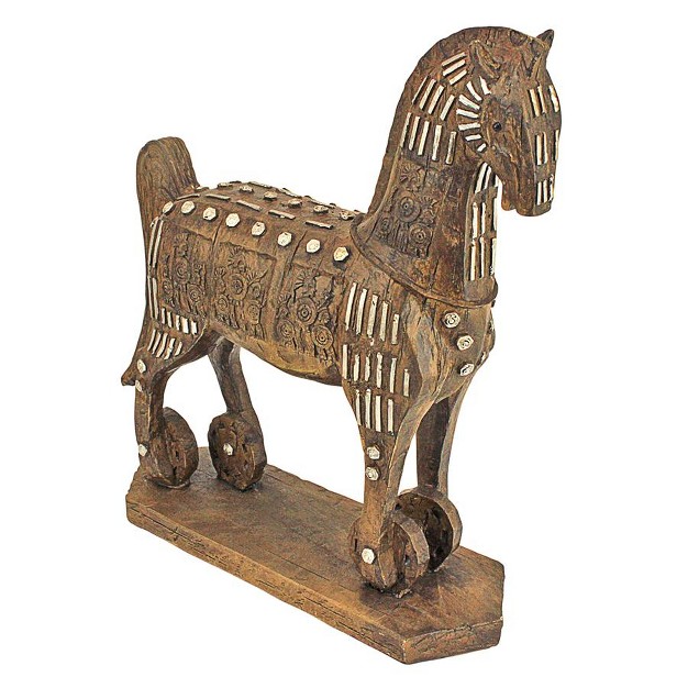 Design Toscano The Legendary Trojan Horse Sculpture