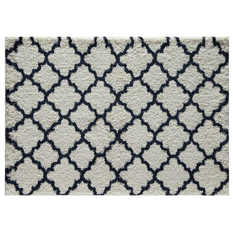 Rugs America Feather Shag Quatrefoil Rug