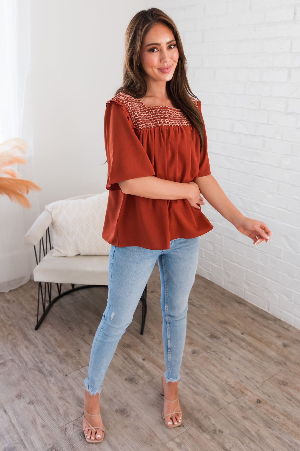 Feeling Fab Modest Blouse