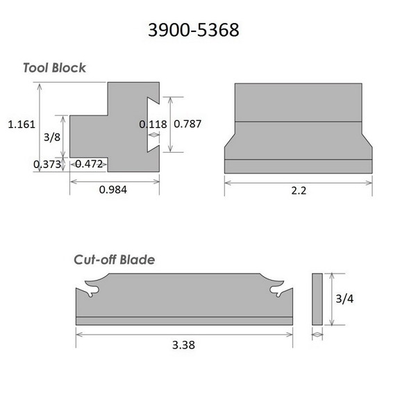 ABS Import Tools 15 PIECE 3/8 INDEXABLE GTN 2 CUT...