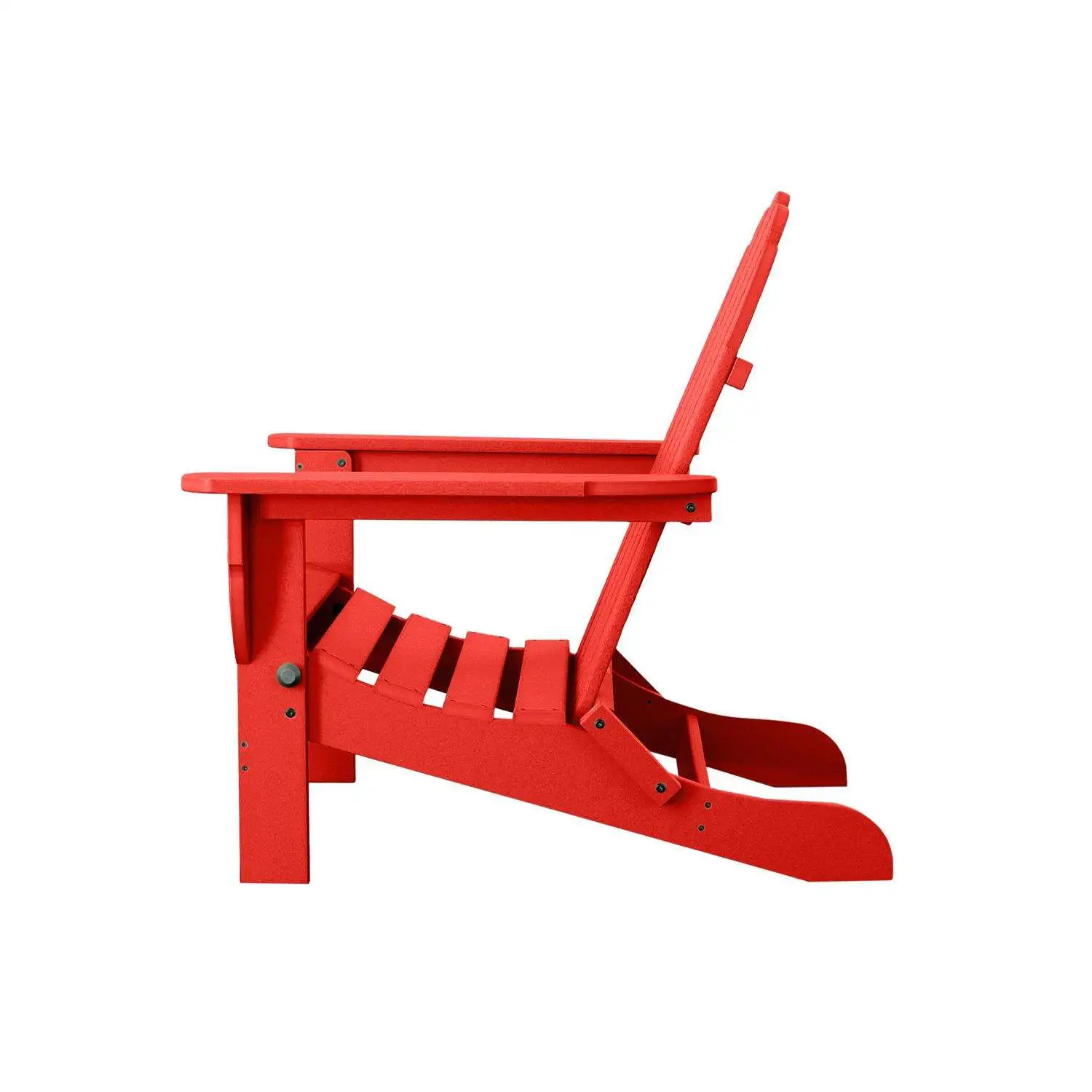 Durogreen Tangent Classic Red HDPE Frame Adirondack Foldable Chair