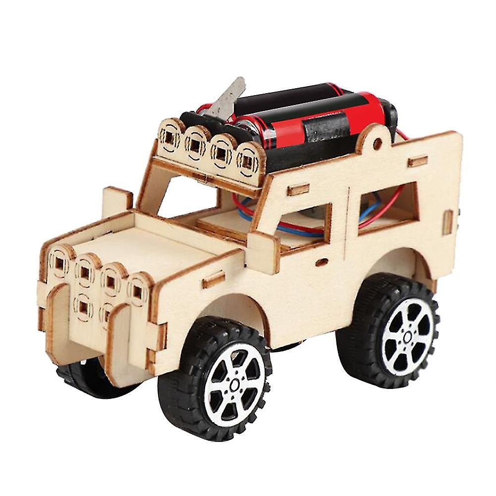 Kids Children Electric DIY For Jeep Model Physical Experiment Toy Early Educational Gift