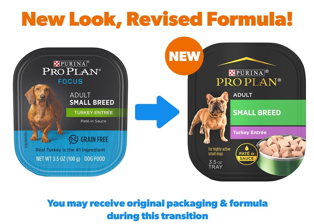 Purina Pro Plan Focus Small Breed Turkey Entree Grain-Free Wet Dog Food