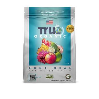 TRUE ORGANIC 4 lbs. Organic All Purpose Bone Meal Dry Fertilizer OMRI Listed 7-7-0 R0030