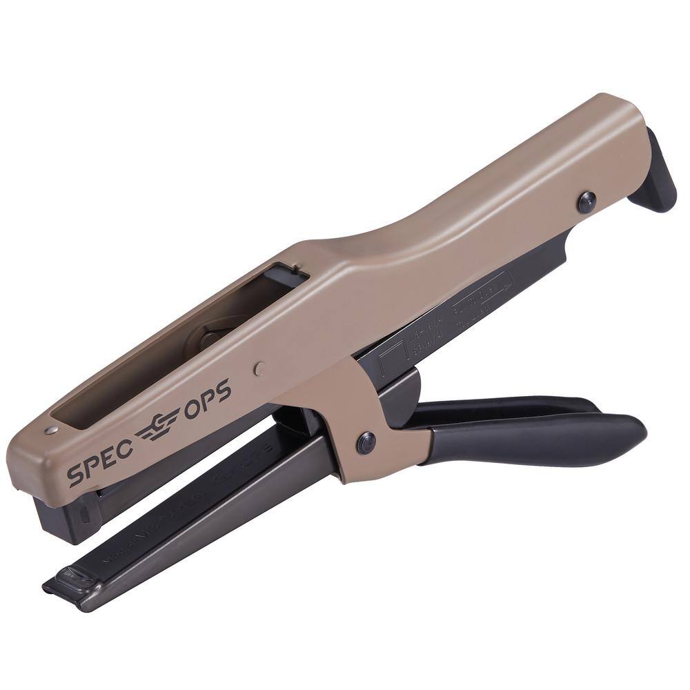 SPEC OPS Florist and Dry Cleaner Plier Stapler 38 in. Crown 14 in. Leg Length Staples M3