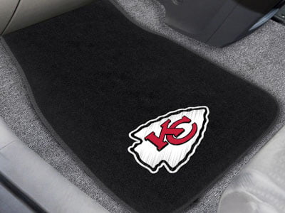 FANMATS 20601 NFL - Kansas City Chiefs Embroidered Car Mat ， Team Color， 17