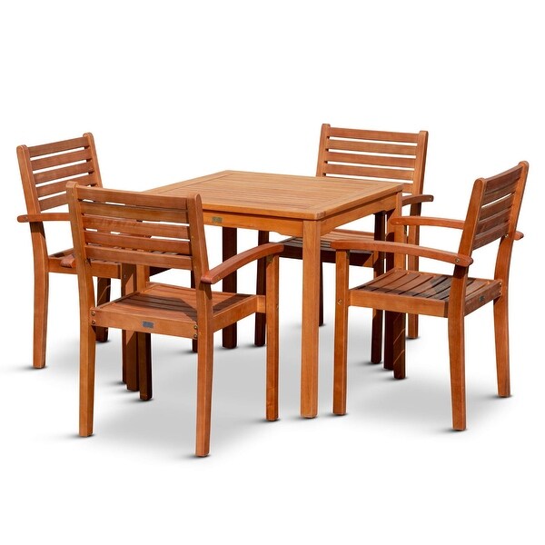 DTY Outdoor Living Leadville 5Piece Eucalyptus Dining Set