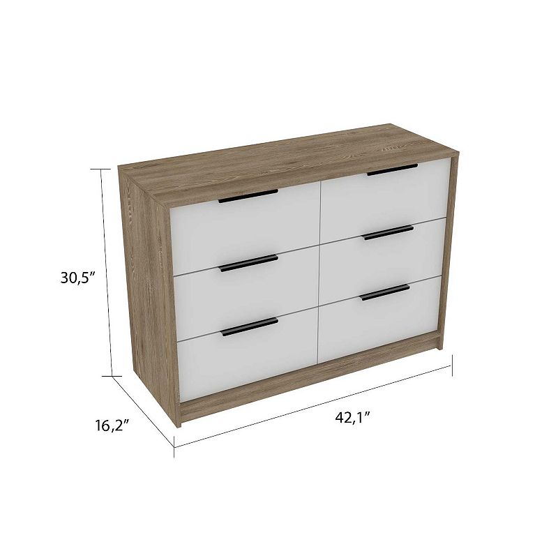 Marion Slide And Pull Dresser， Four Drawers