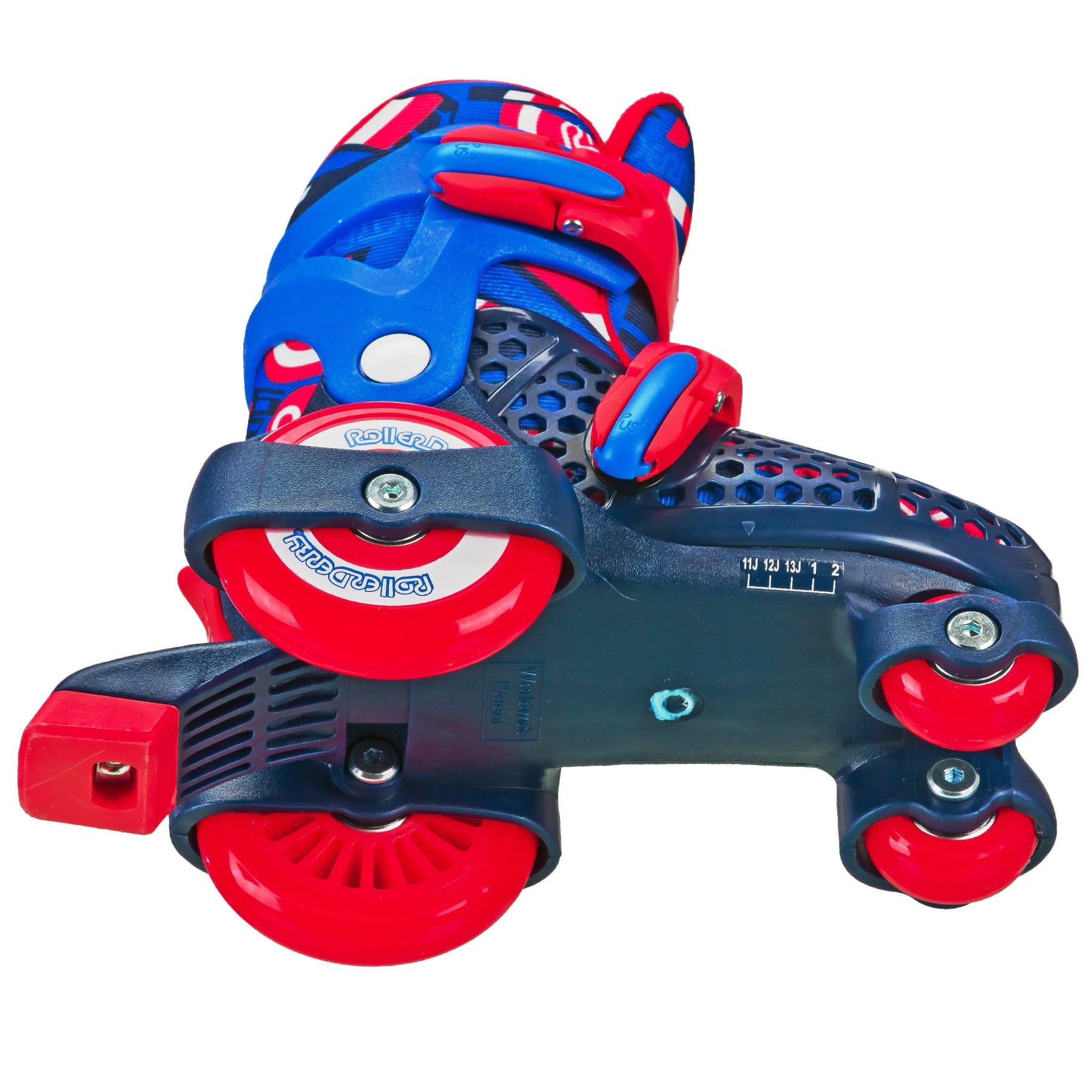 Roller Derby EZ-Roll Boy's Beginner Roller Skates，  Size Medium (11J-2)