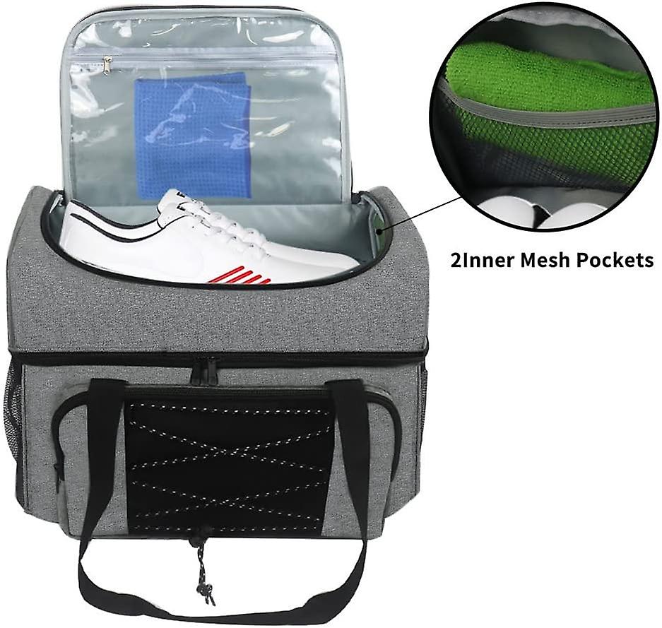 Bowling Bag and Padded Divider for Double Ball Pair of Bowling Shoes