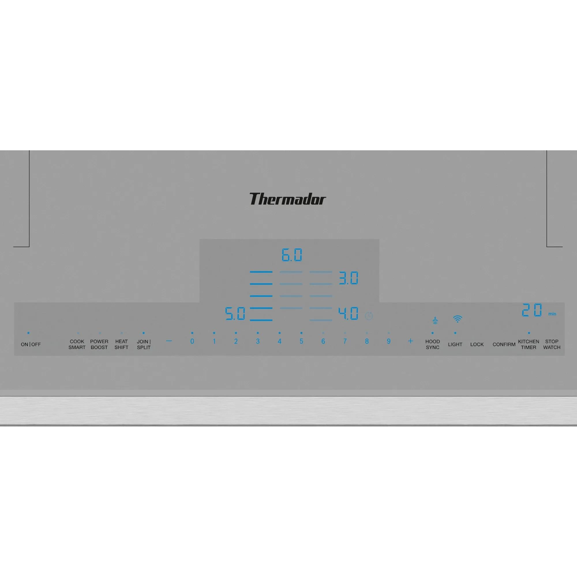 Thermador 36-inch Induction Cooktop with frame CIT367YGS