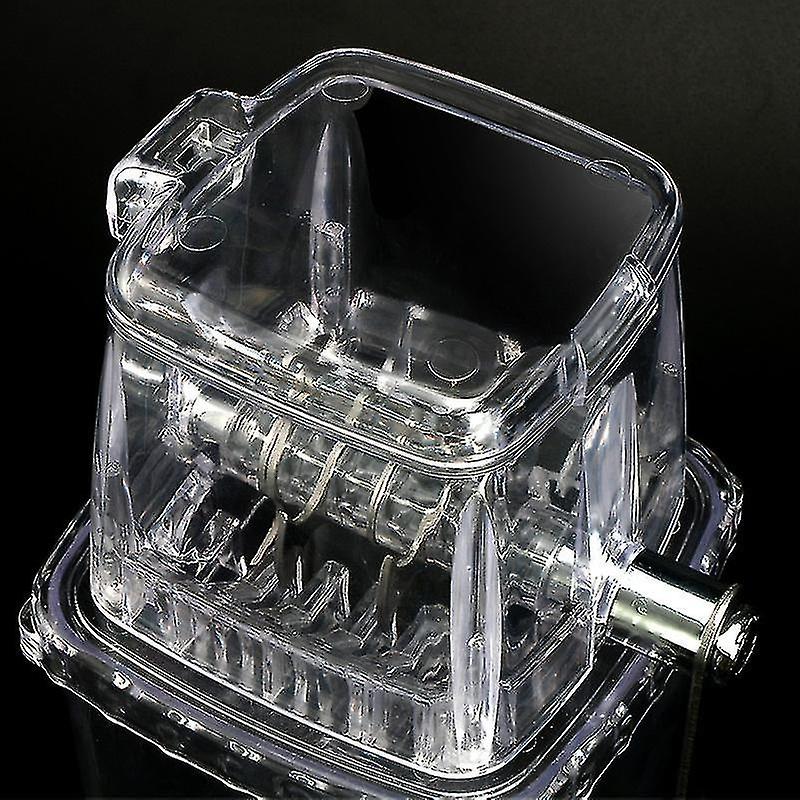 Small Household Transparent Multi-purpose Manual Ice Crusher Hand-cranked Ice Machine Diy