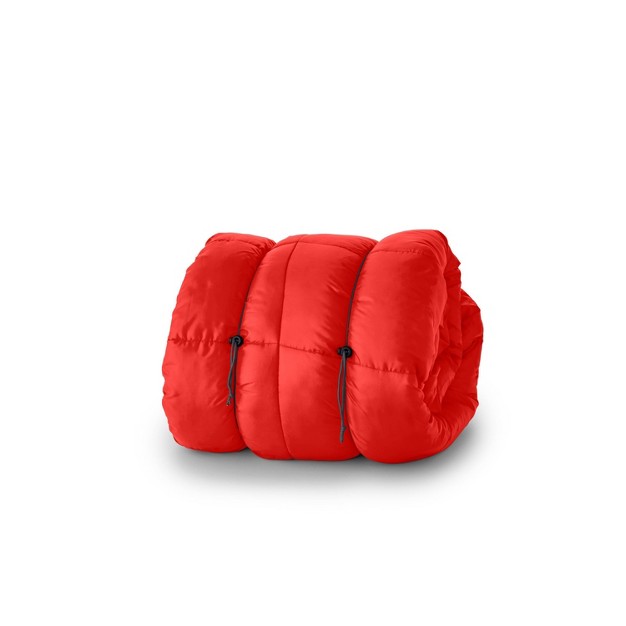 Coleman Tidelands 40 Degree Mummy Sleeping Bag Red