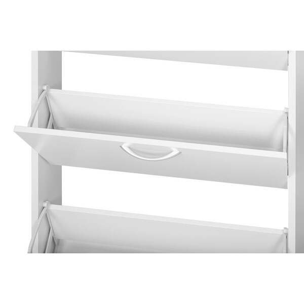 Freestanding Shoe Cabinet with 3 Drawers for Entryway - - 36245085