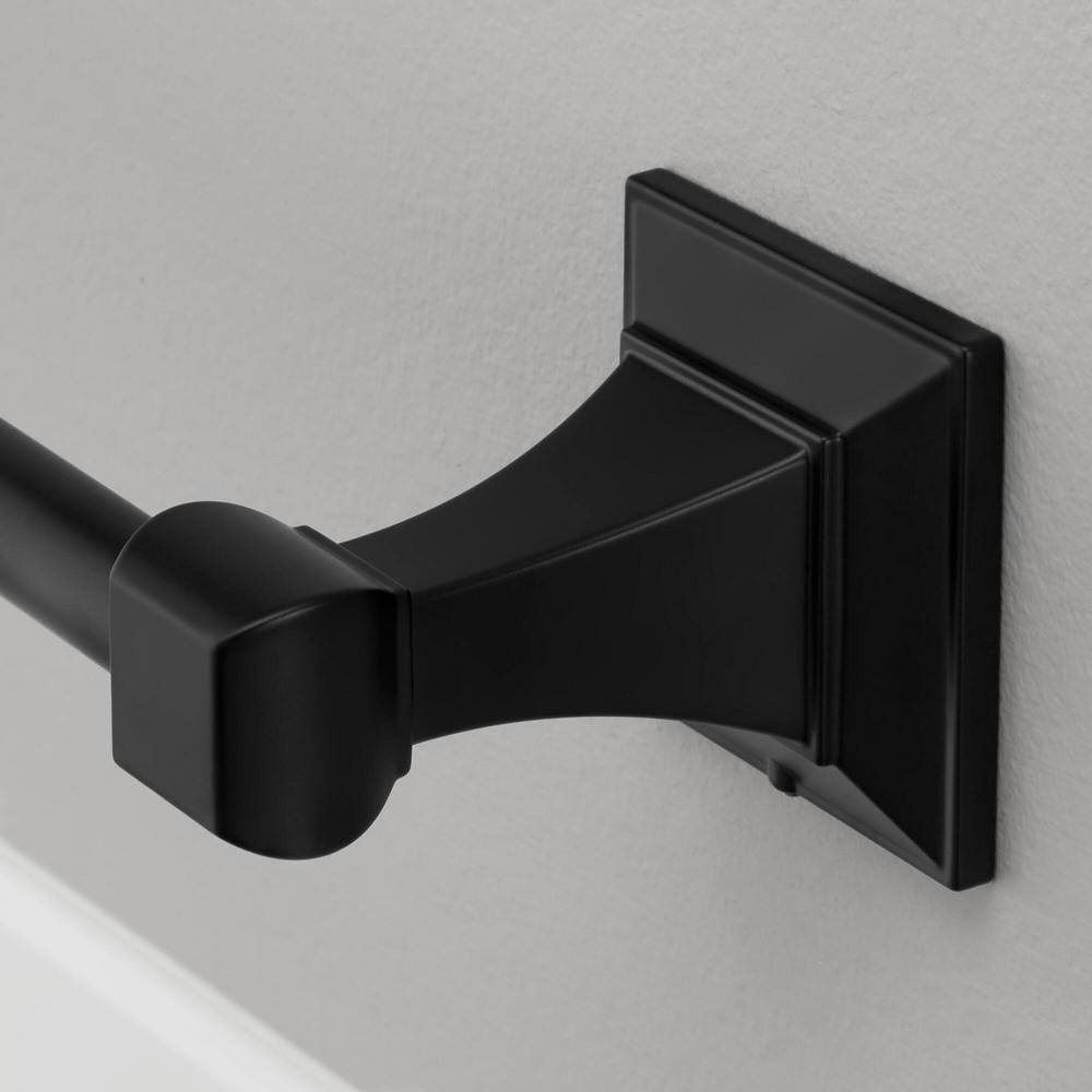 Glacier Bay Lorent 18 in. Towel Bar in Matte Black BTH-018-112