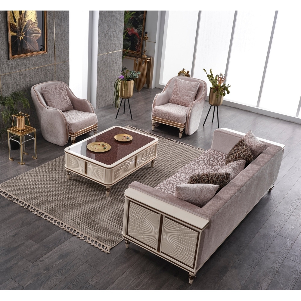 Eva 2 Pieces Living Room Sets 1 Sofa 1 Chair