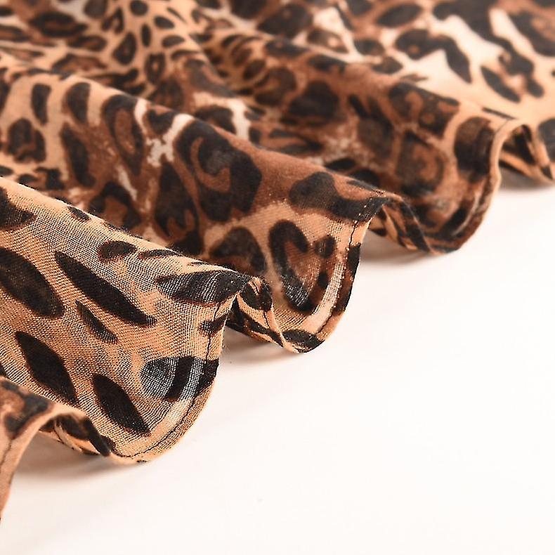 Women Large Leopard Animal Print Lightweight Soft-touch Rectangle Everyday Scarf 90x180cm1pcs-tiger Pattern