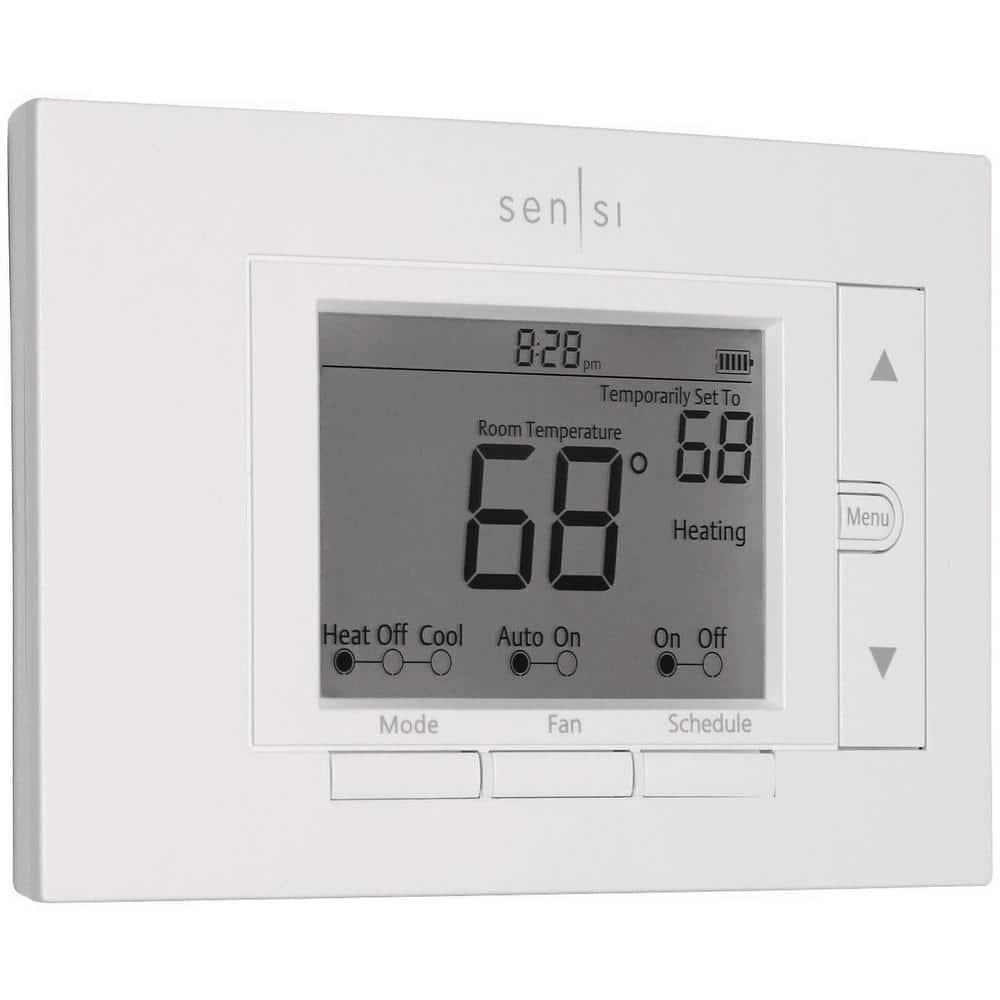 Emerson Sensi 7day Programmable WiFi Smart Thermostat No CWire Required for Most Systems