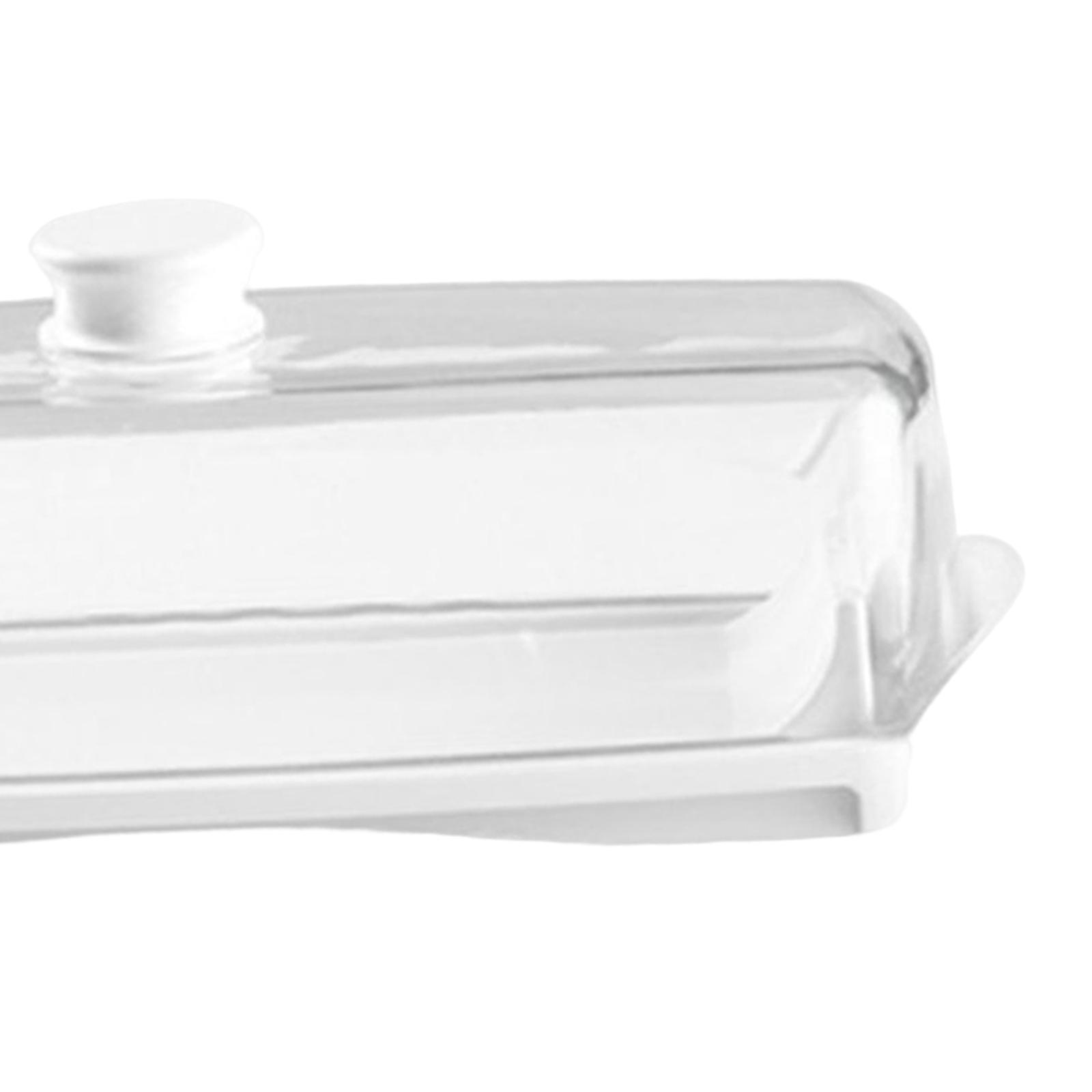 Household Butter Dish with Covers Kitchen Accessory Large Capacity Sealing Dish Clear