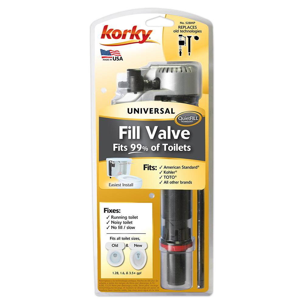 Korky QuietFill Platinum Fill Valve 528MCM