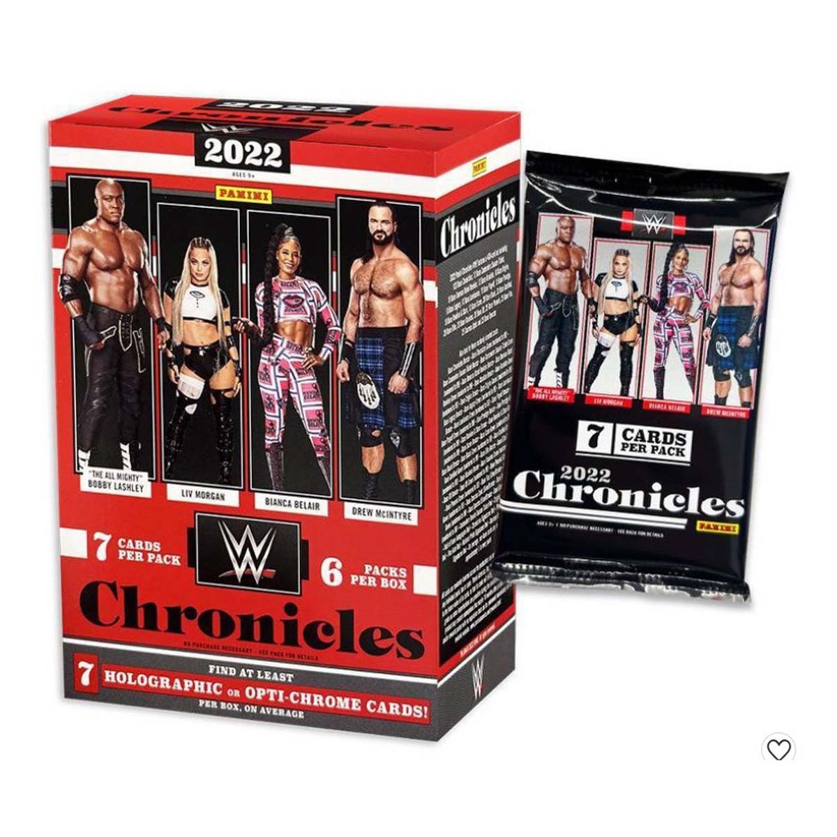 2022 Panini WWE Chronicles Wrestling Trading Card Blaster Box