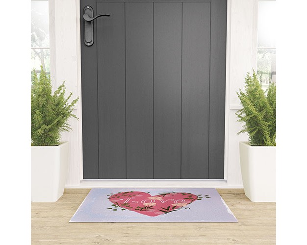 Joy Laforme Love Your Valentine Welcome Mat Society6