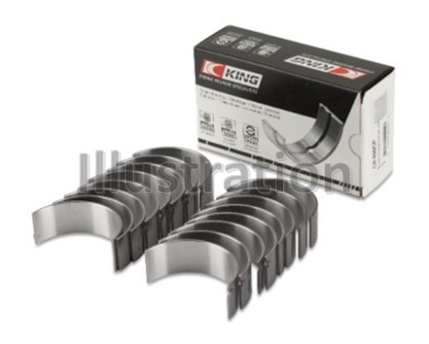 King Engine Bearings CR808SI Rod Bearing