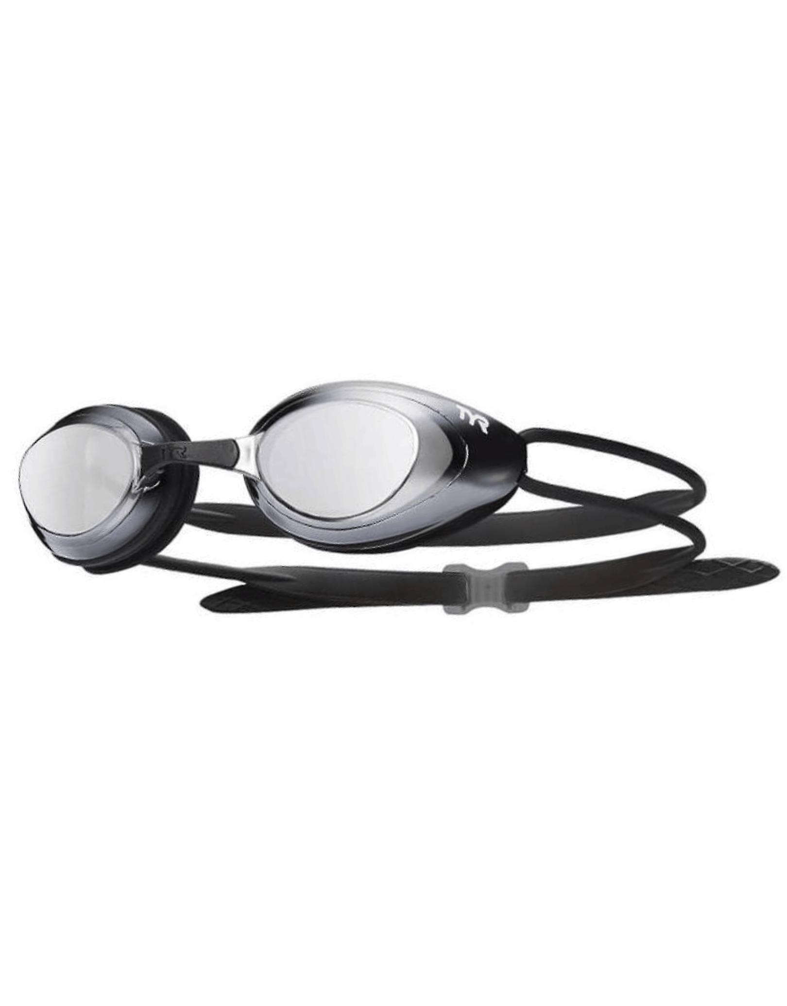 TYR Black Hawk Racing Mirrored Swim Goggle