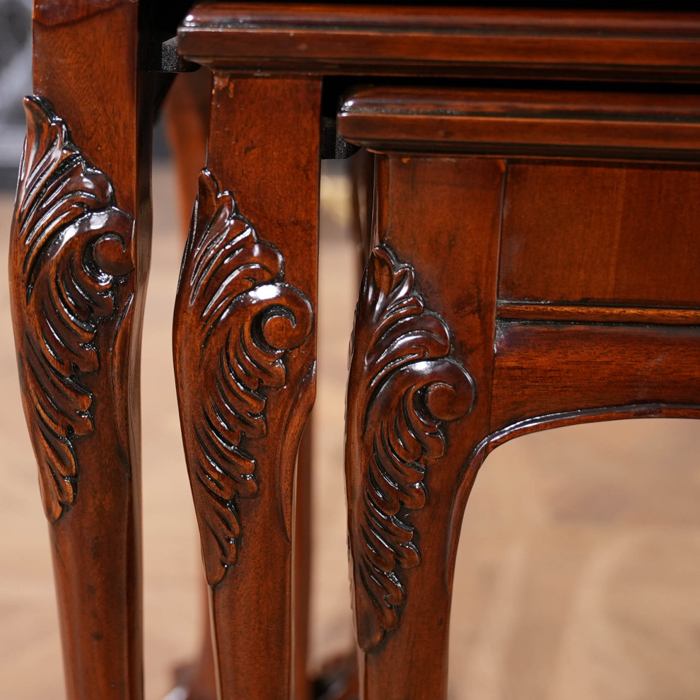 Chippendale Nesting Tables   Victorian   Side Tables And End Tables   by Niagara Furniture  Houzz