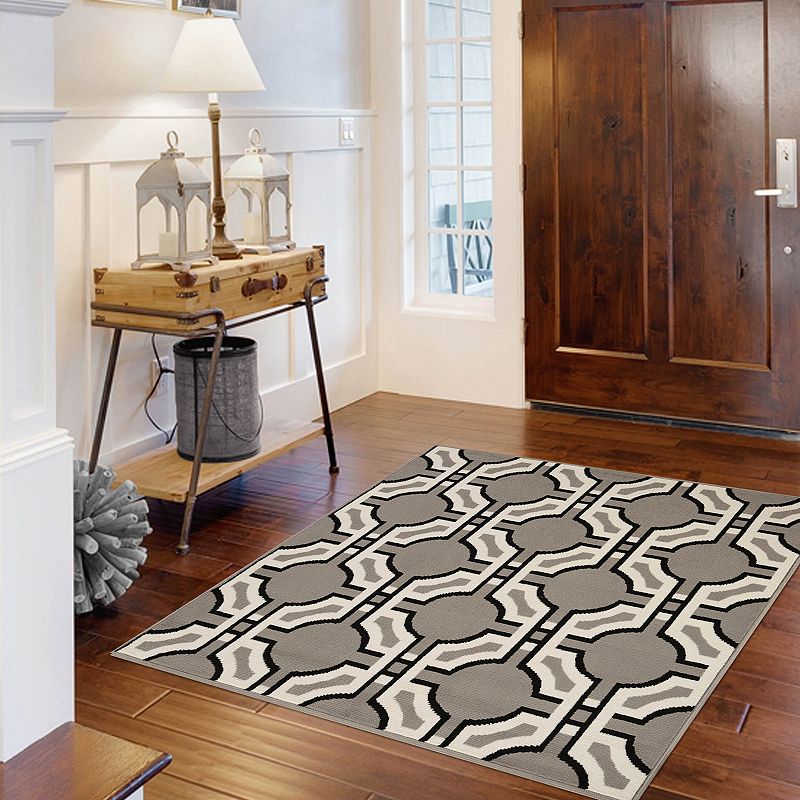 SUPERIOR Pritchard Modern Geometric Trellis Indoor Area Rug